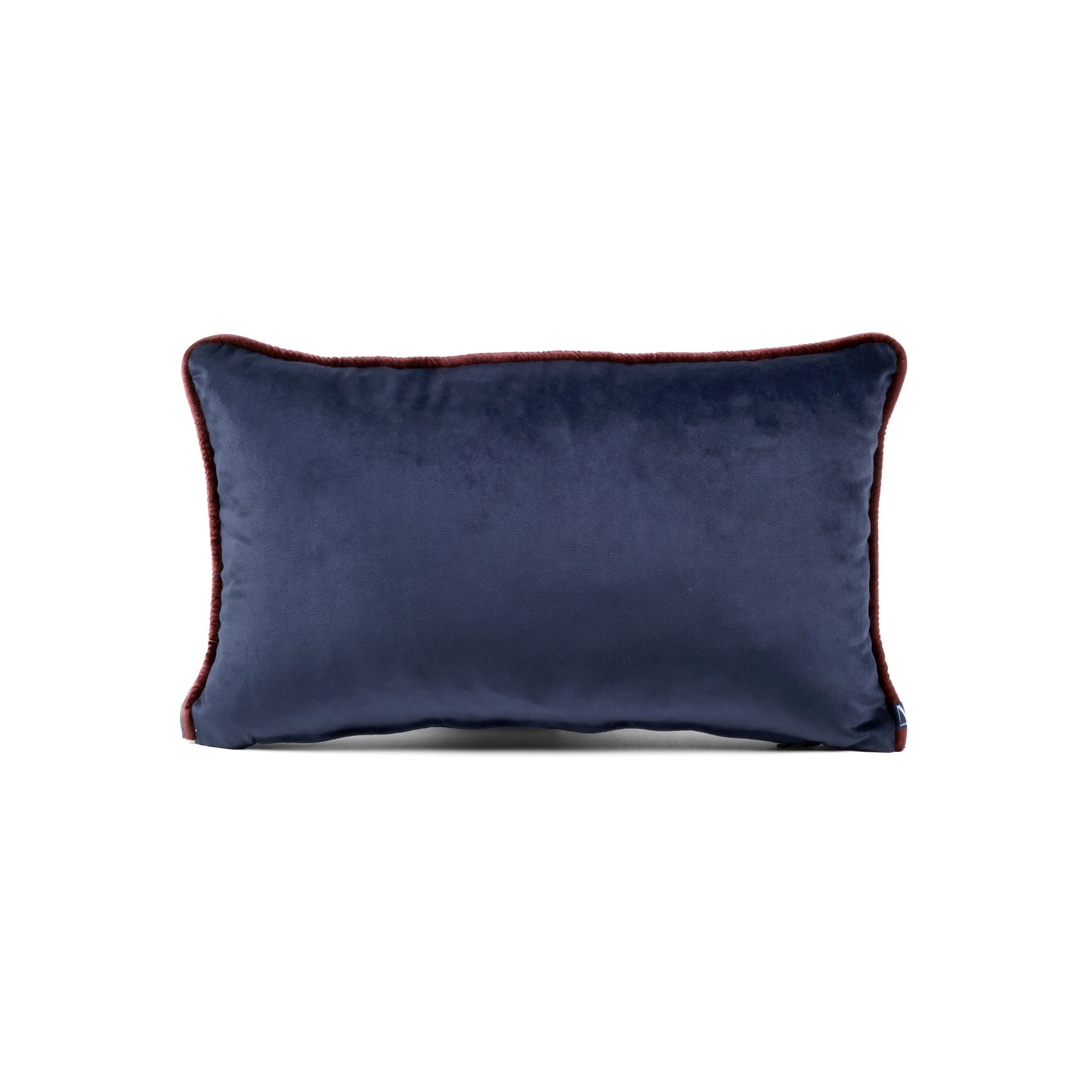 Navy Blue Lumbar Pillow Cover