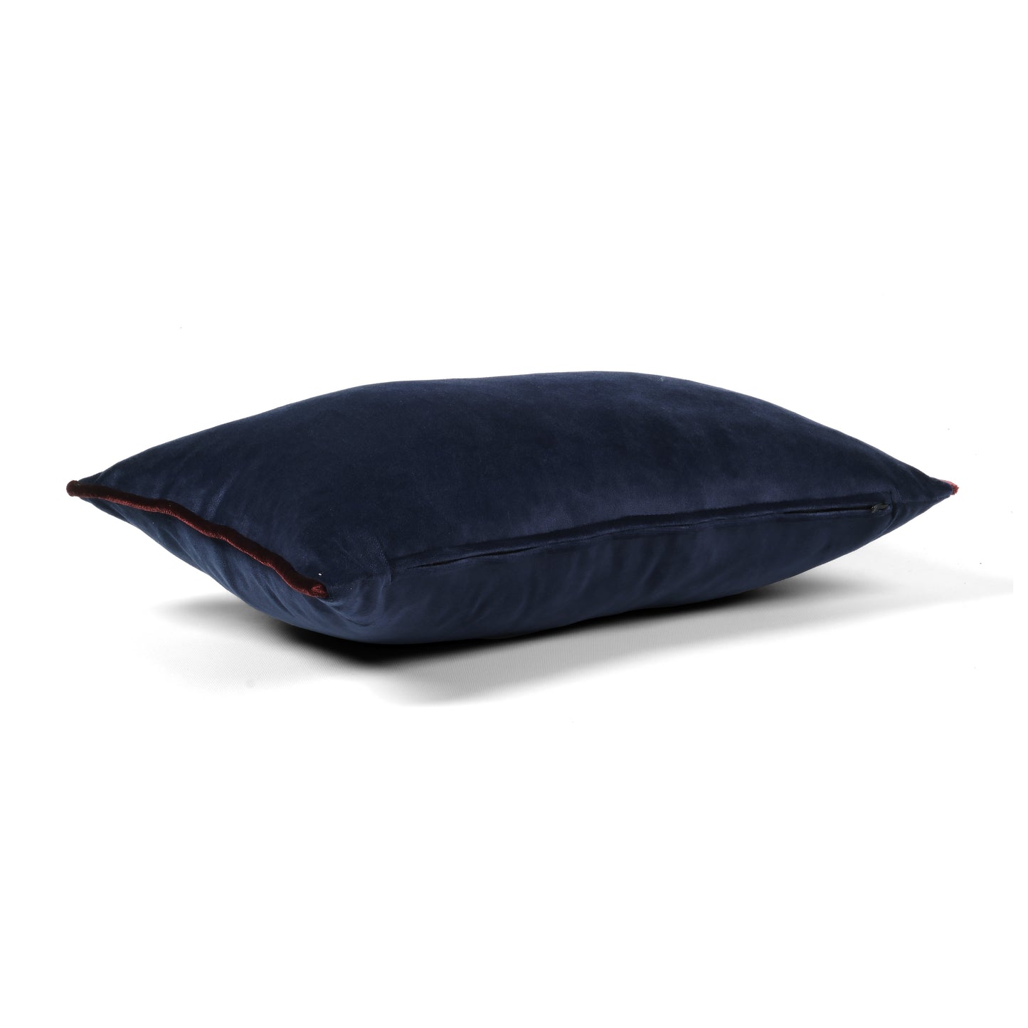 Navy Blue Lumbar Pillow Cover