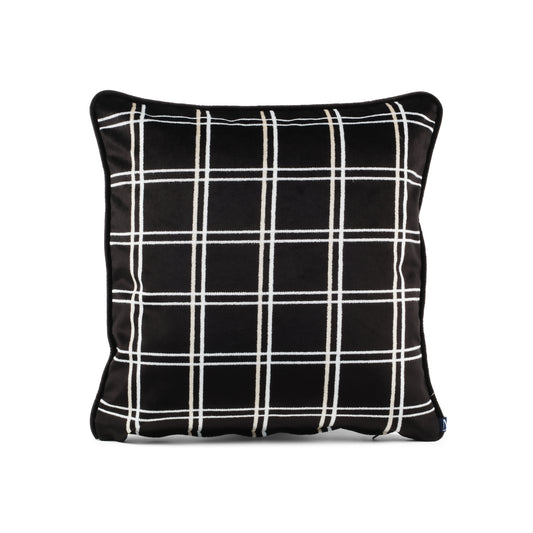 Black Square Pillow Cover