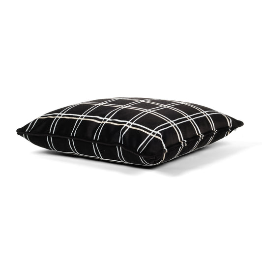 Black Square Pillow Cover