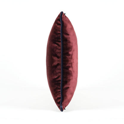 Burgandy Lumbar Pillow Cover